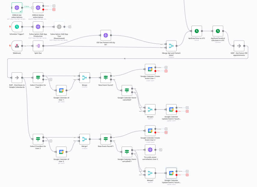 Adding Google Events with Webhook and Polling V2.4